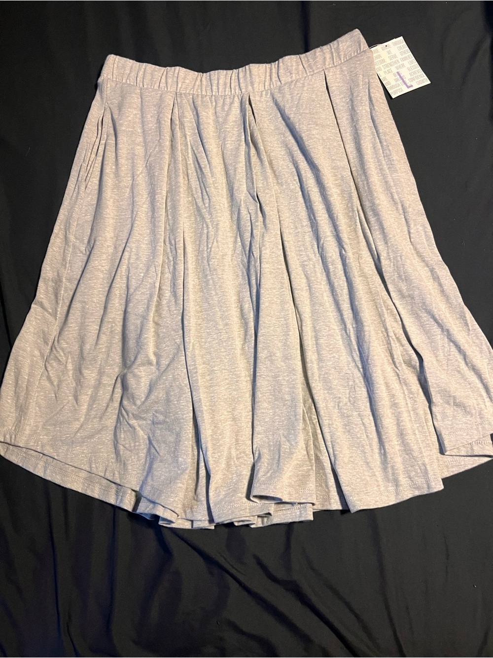 LuLaRoe Light Gray Circle Skirt